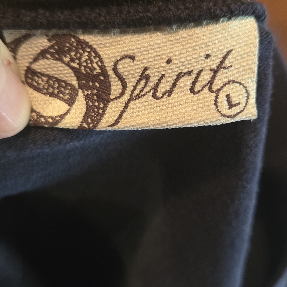 Sierra At Tahoe Spirit Activewear Navy Sweatshirt Jersey SzL - Picture 8 of 9